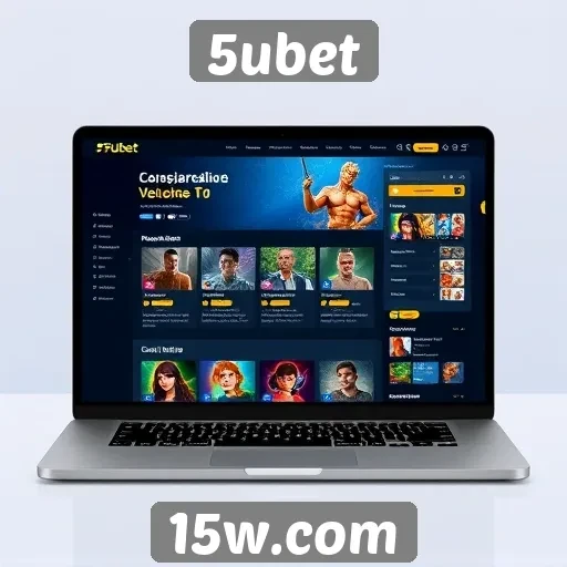 Avaliação da interface de usuário do site 5ubet